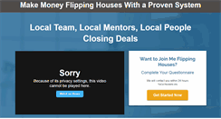 Desktop Screenshot of joinmeflippinghouses.com